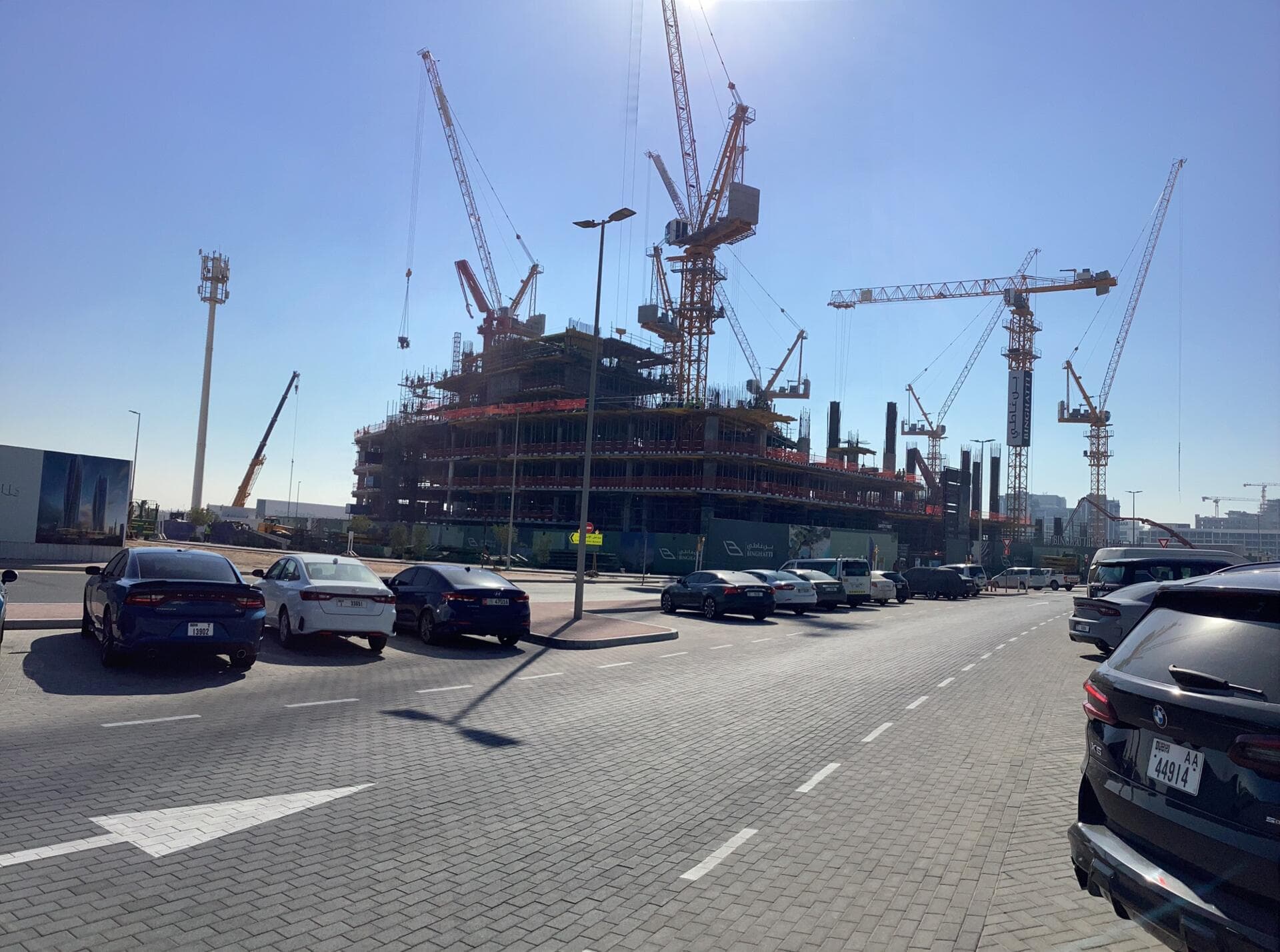 Binghatti Hills - Construction