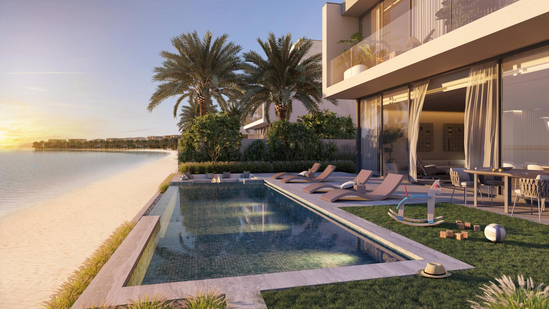 Palm Jebel Ali — The Beach and Coral Villa Collections — Frond B - Finishing