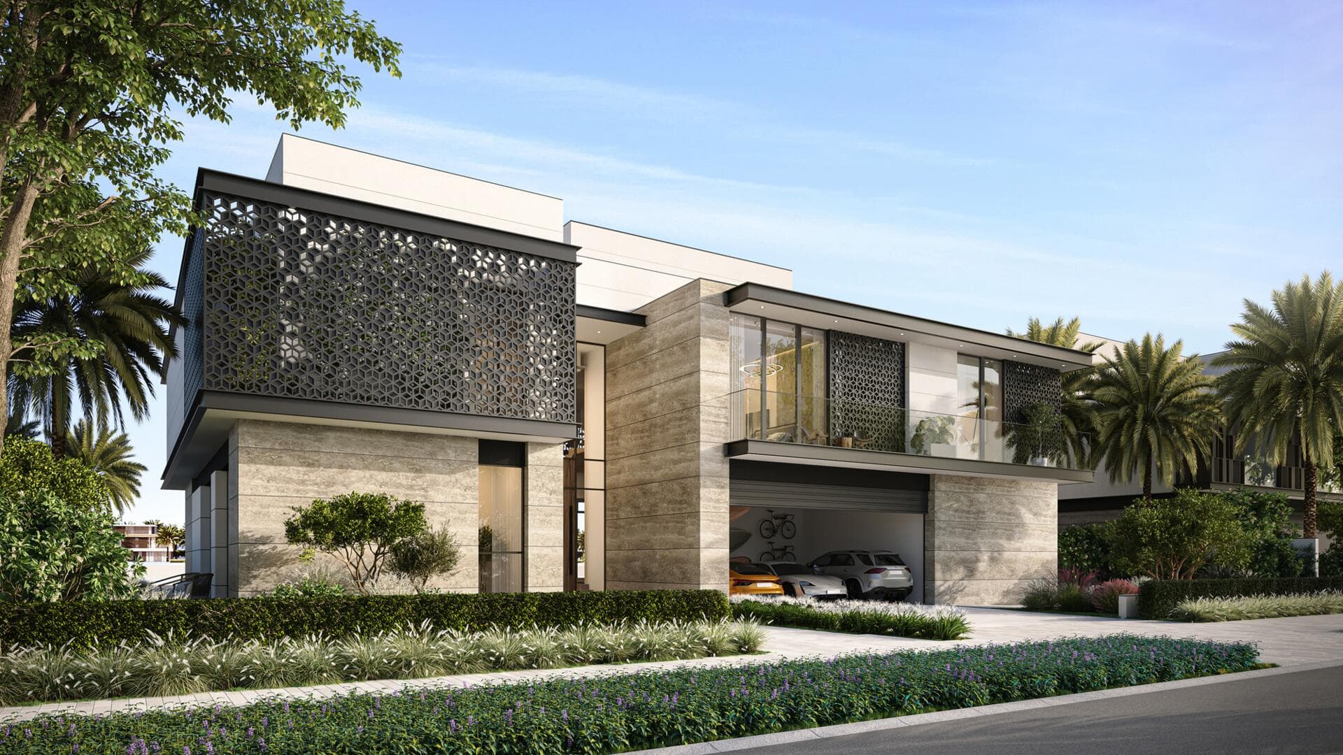 Palm Jebel Ali — The Beach and Coral Villa Collections — Frond B - Renders