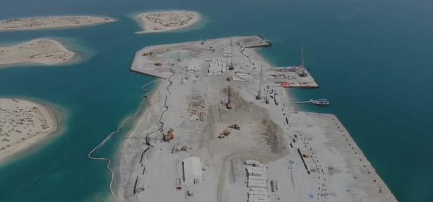 Amali Island - Construction