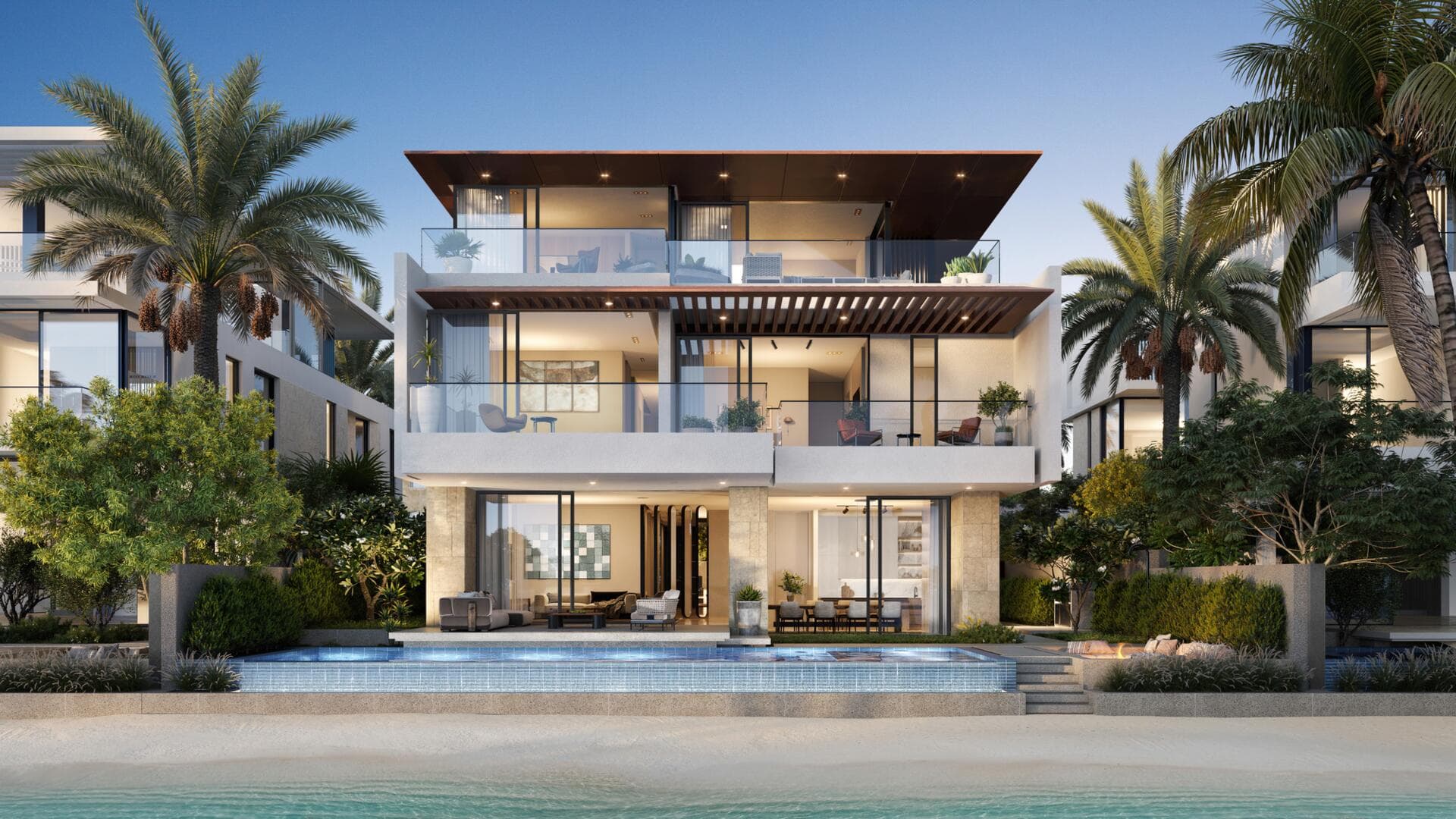 Palm Jebel Ali — The Beach and Coral Villa Collections — Frond C - Renders