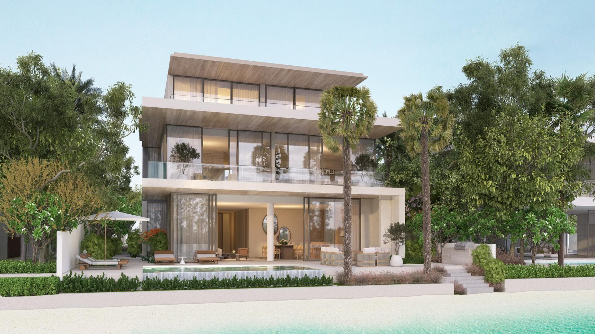 Palm Jebel Ali — The Beach and Coral Villa Collections — Frond B - Renders