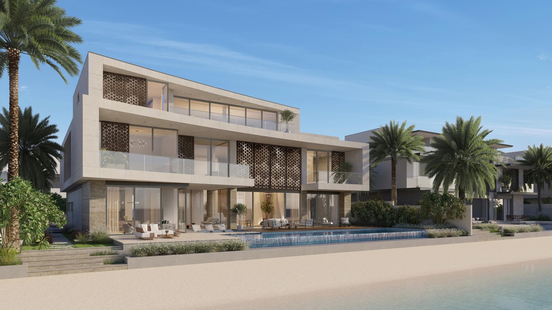 Palm Jebel Ali — The Beach and Coral Villa Collections — Frond C - Renders