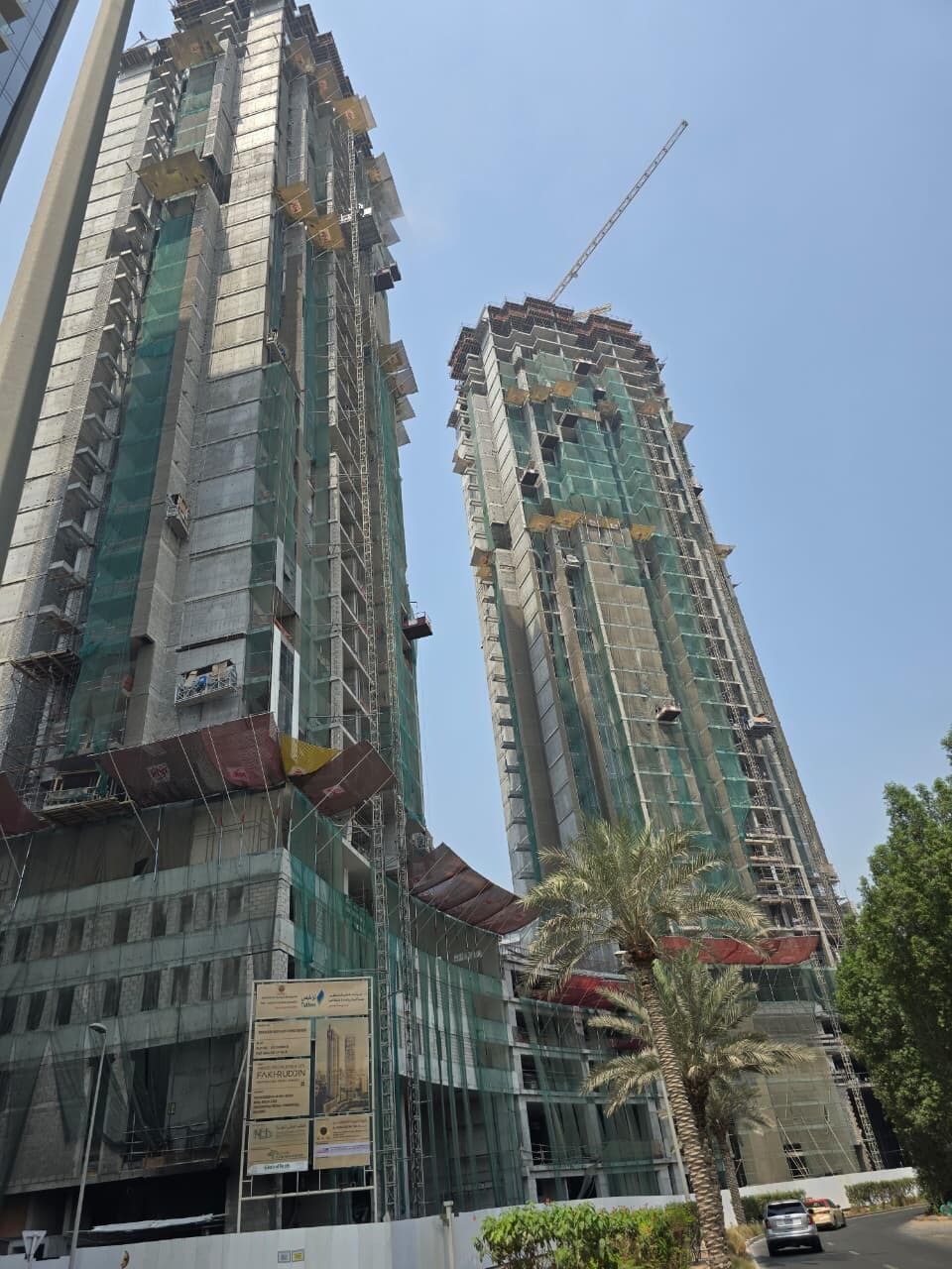 Maimoon Gardens - Construction