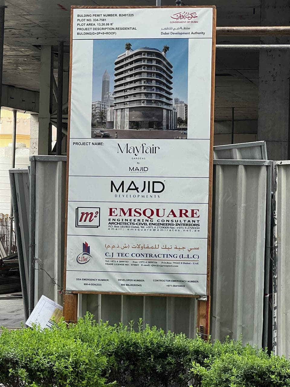 Mayfair Gardens - Construction
