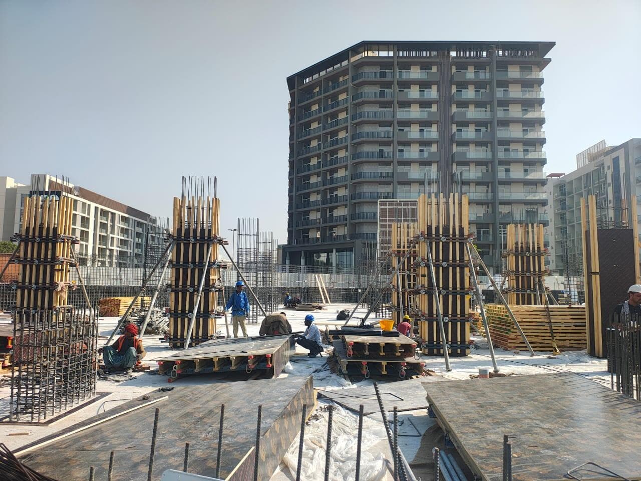 Floarea Grande - Construction