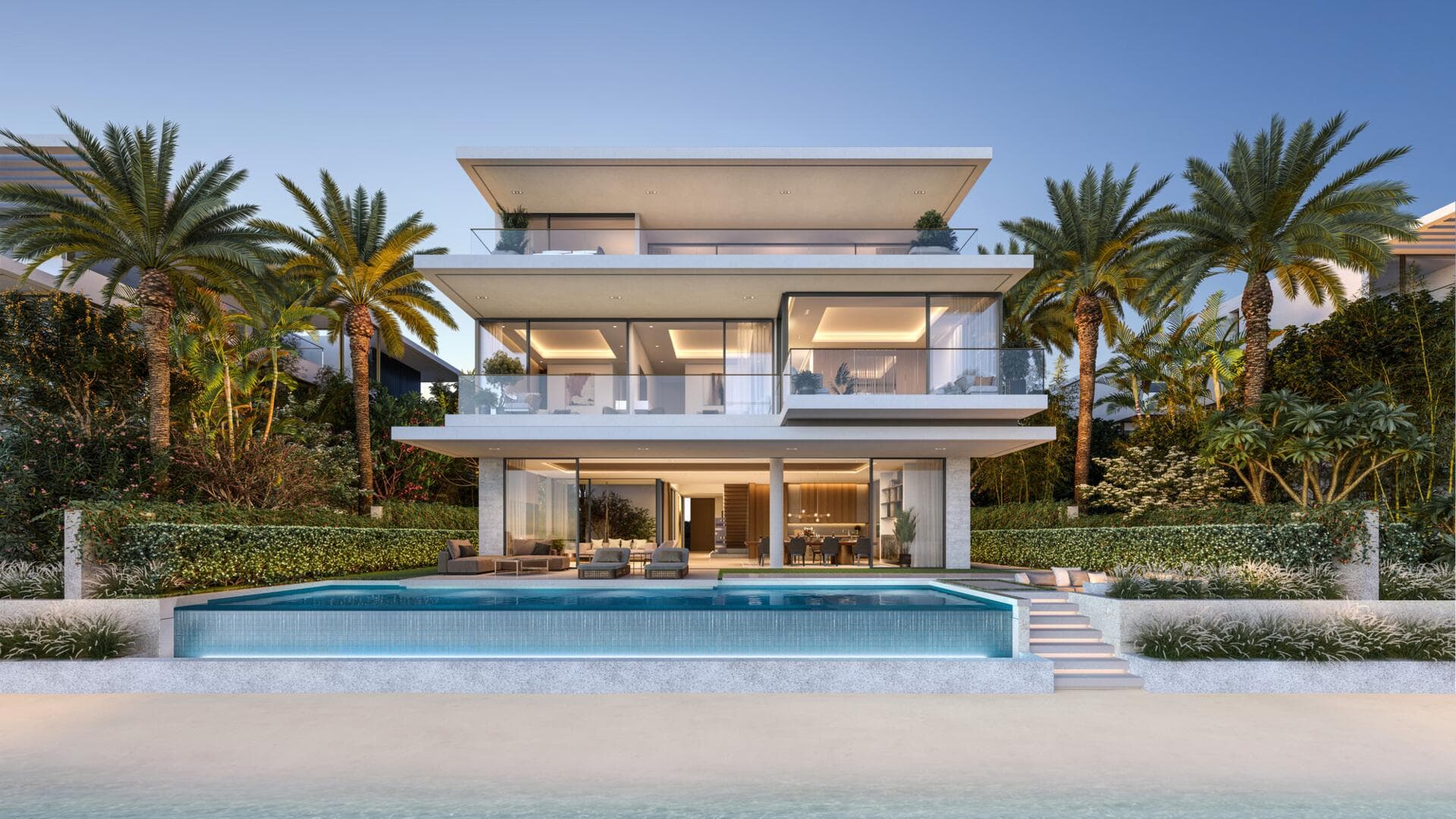Palm Jebel Ali — The Beach and Coral Villa Collections — Frond A - Renders