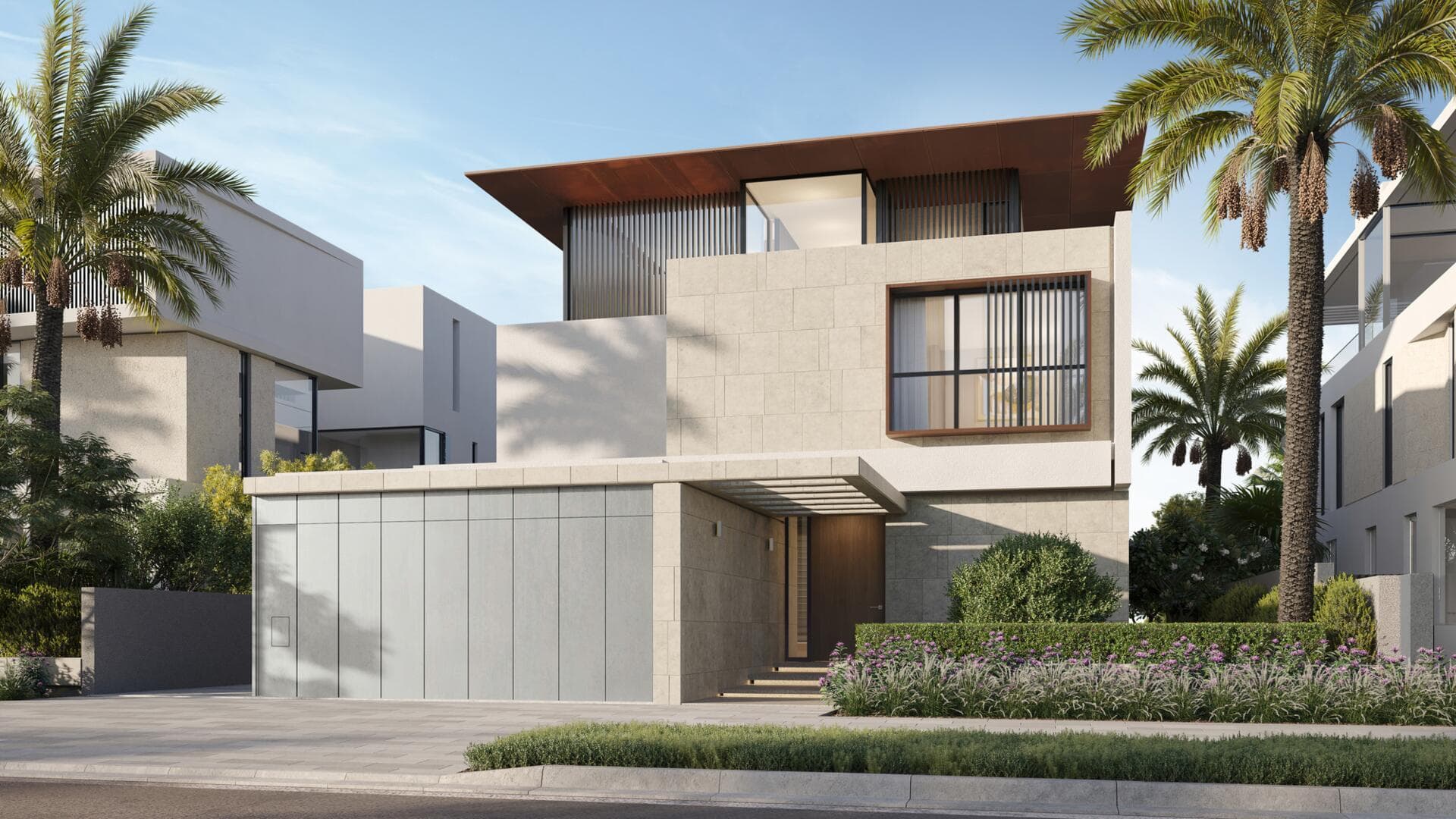 Palm Jebel Ali — The Beach and Coral Villa Collections — Frond C - Renders