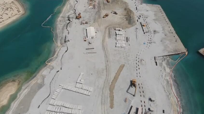Amali Island - Construction