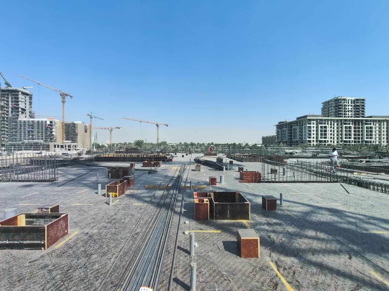 Haya on the Park - Construction