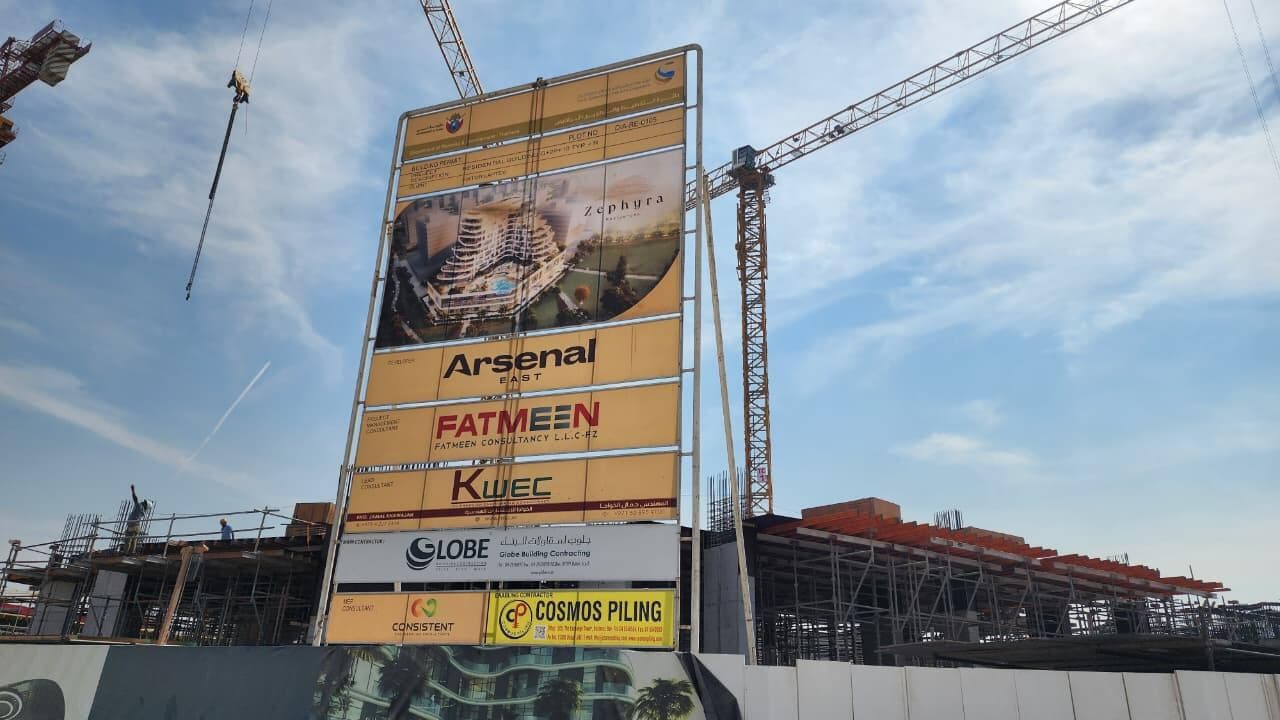 Zephyra Residences - Construction