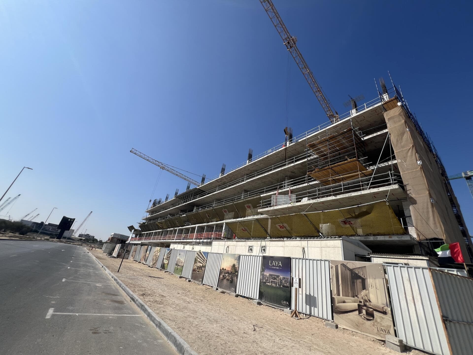 Laya Courtyard - Construction