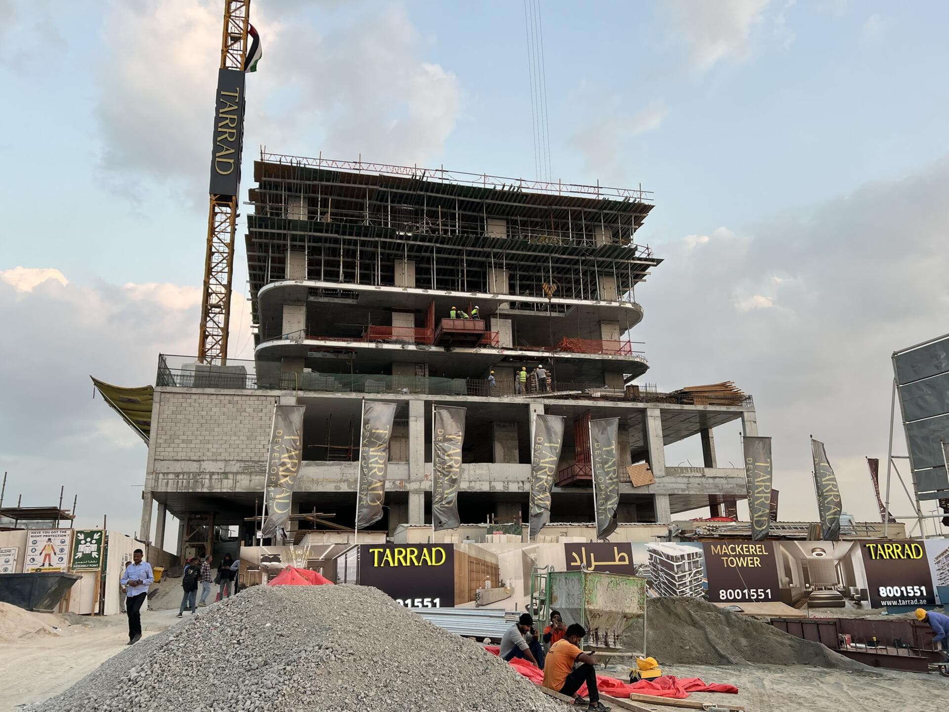 Mackerel Tower - Construction