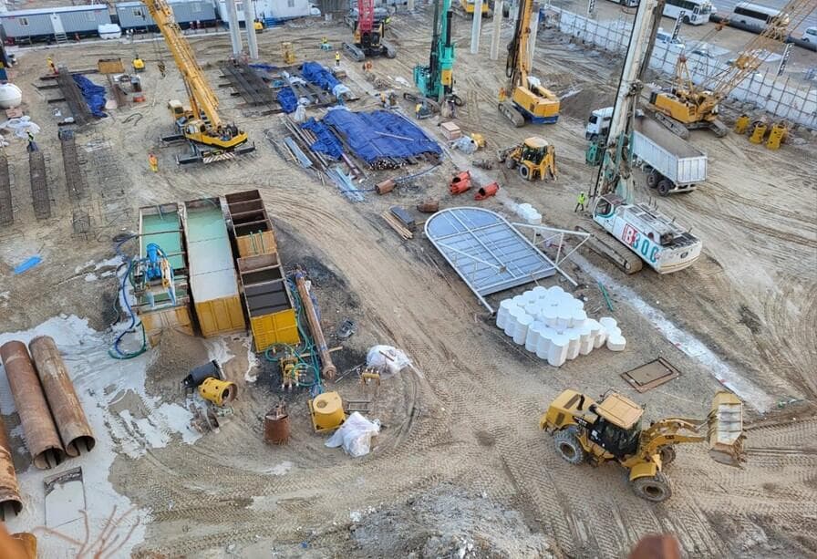 Safa Gate - Construction