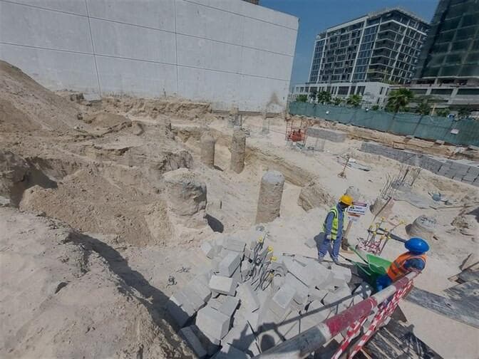 Jardin Astral - Construction