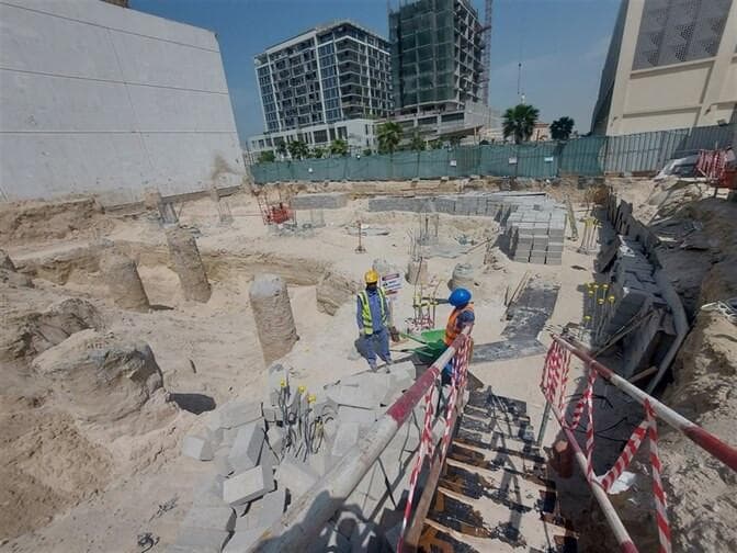 Jardin Astral - Construction