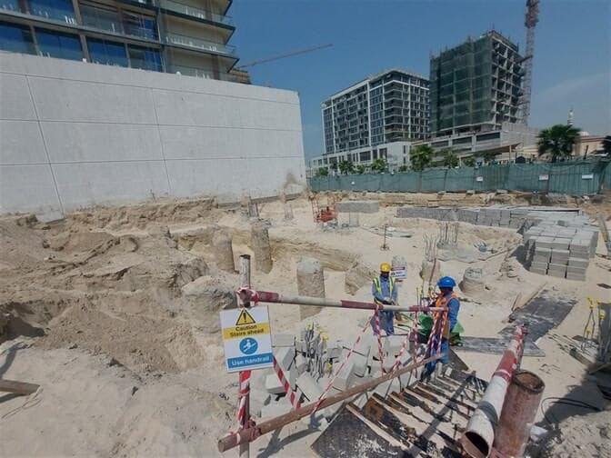 Jardin Astral - Construction
