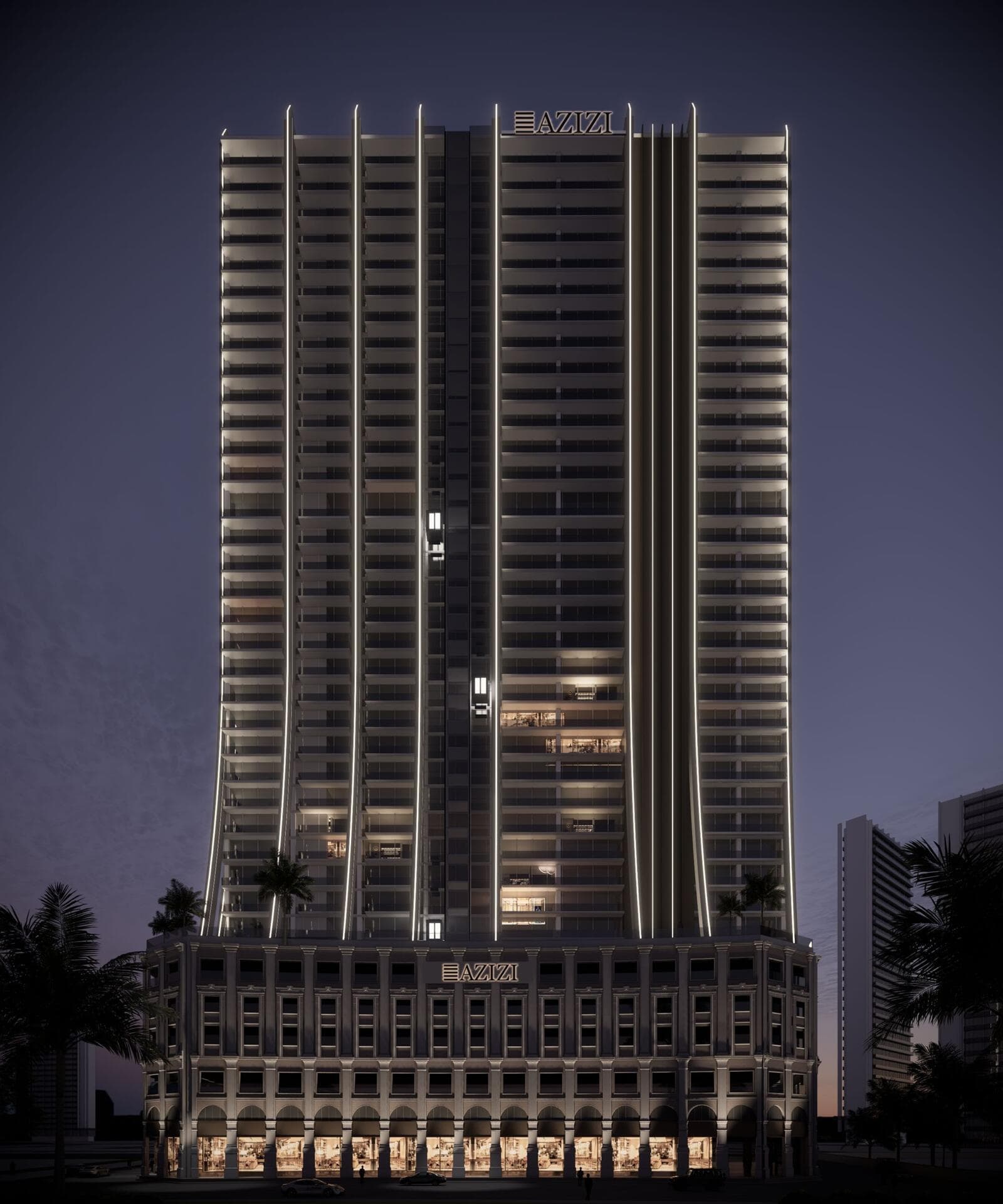 Azizi Milan 55 - Renders