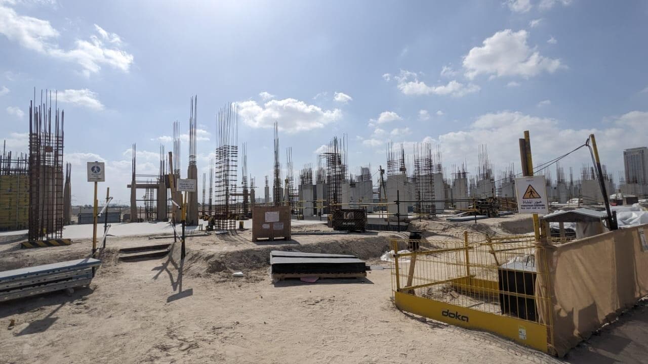 The Mansions - Sobha Hartland II - Construction
