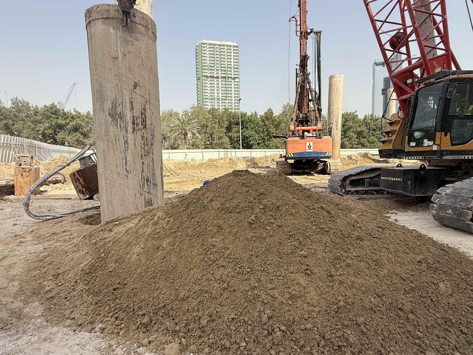 One Sky Park - Construction