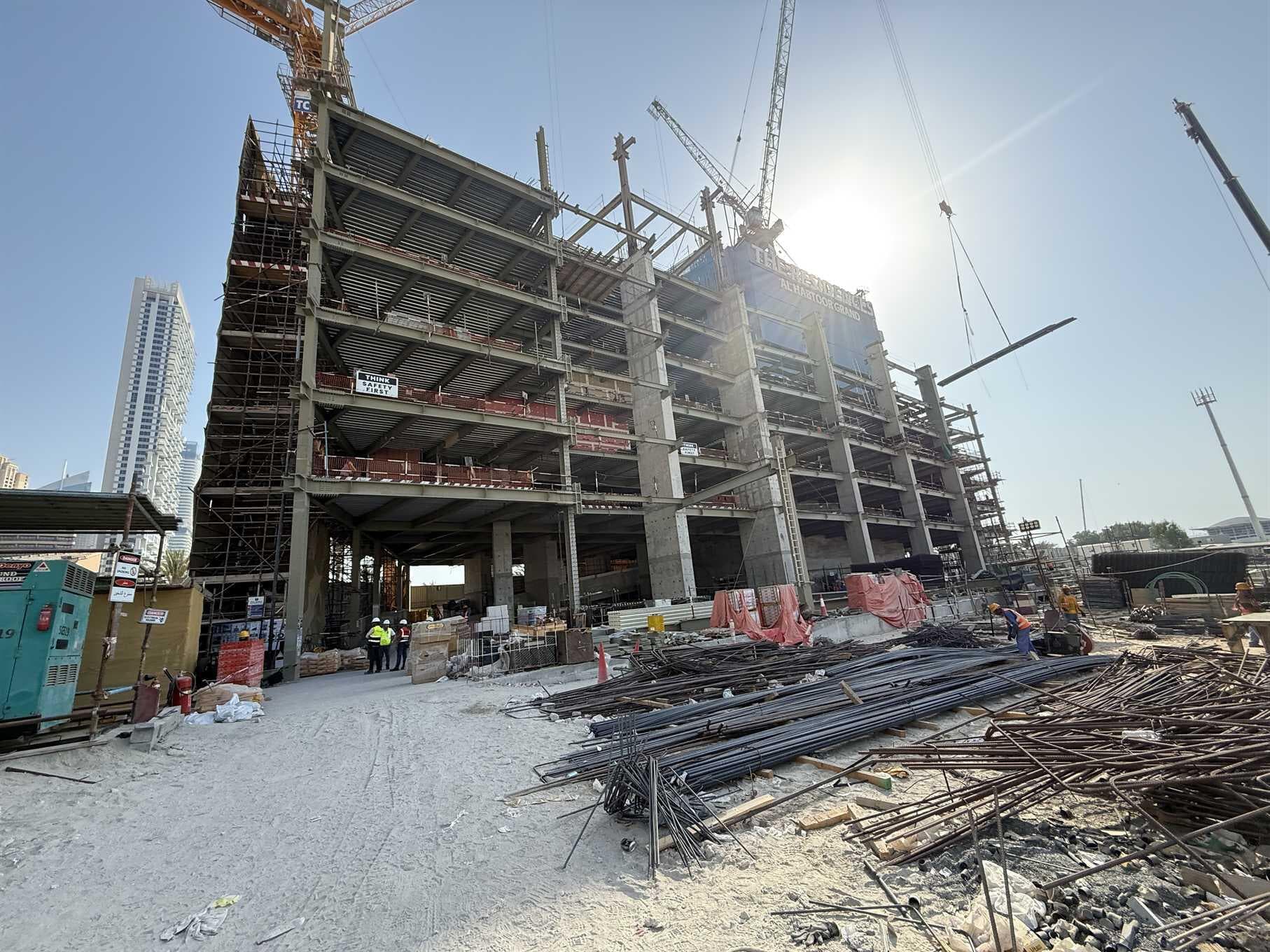 Habtoor Grande Residence - Construction