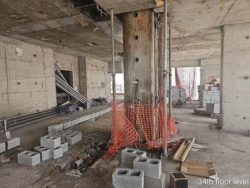 Seslia Tower - Construction