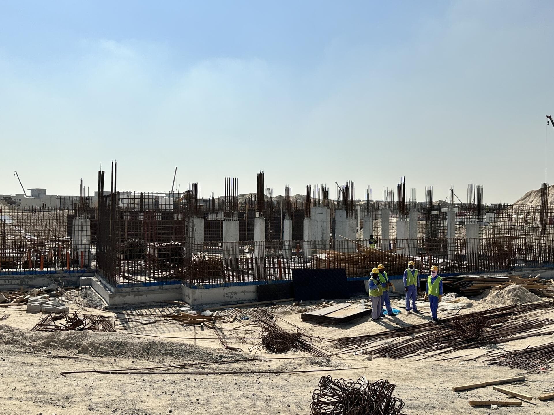 Venice Damac lagoons - Construction