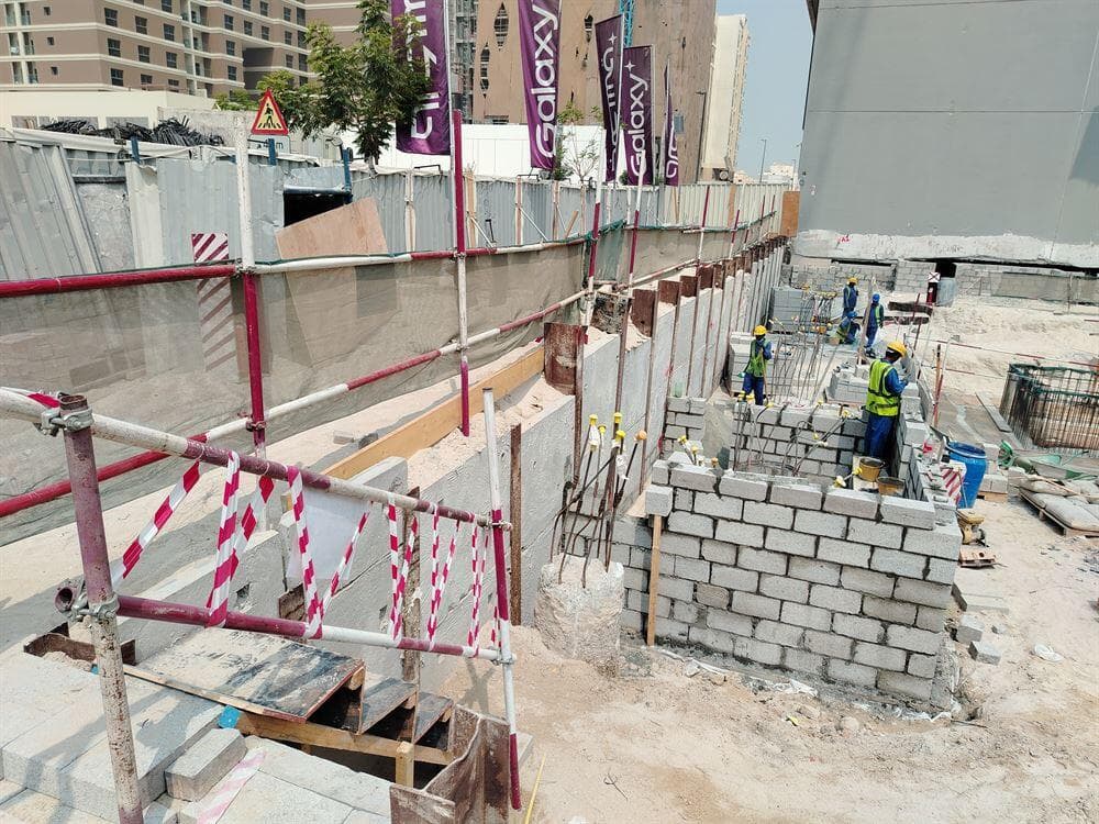 Jardin Astral - Construction