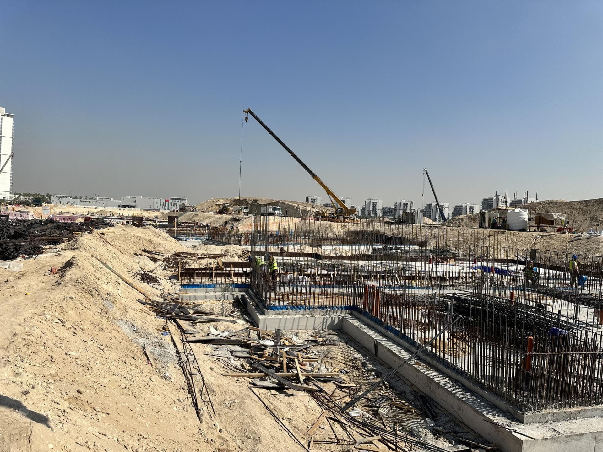 Venice Damac lagoons - Construction