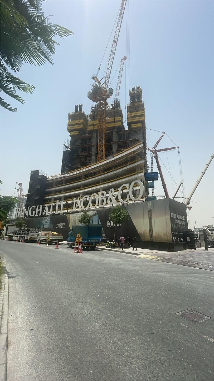 Burj Binghatti-Jacob&Co Residences - Construction