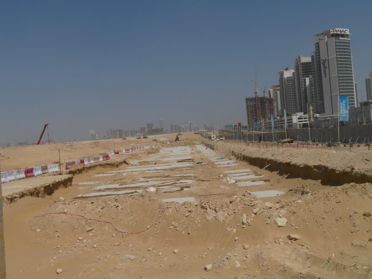 Venice Damac lagoons - Construction