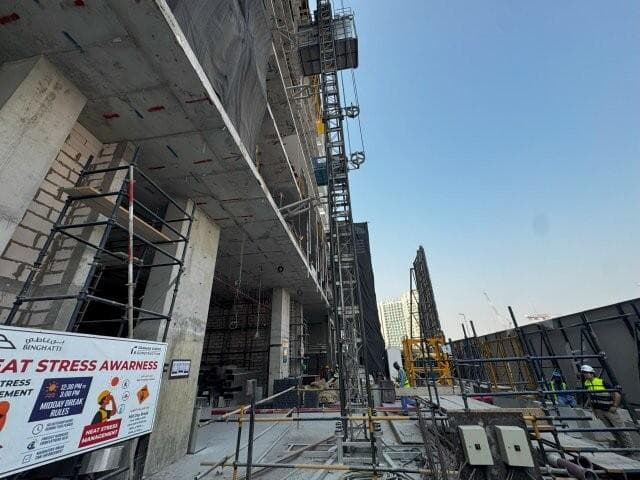 Binghatti Ivory - Construction