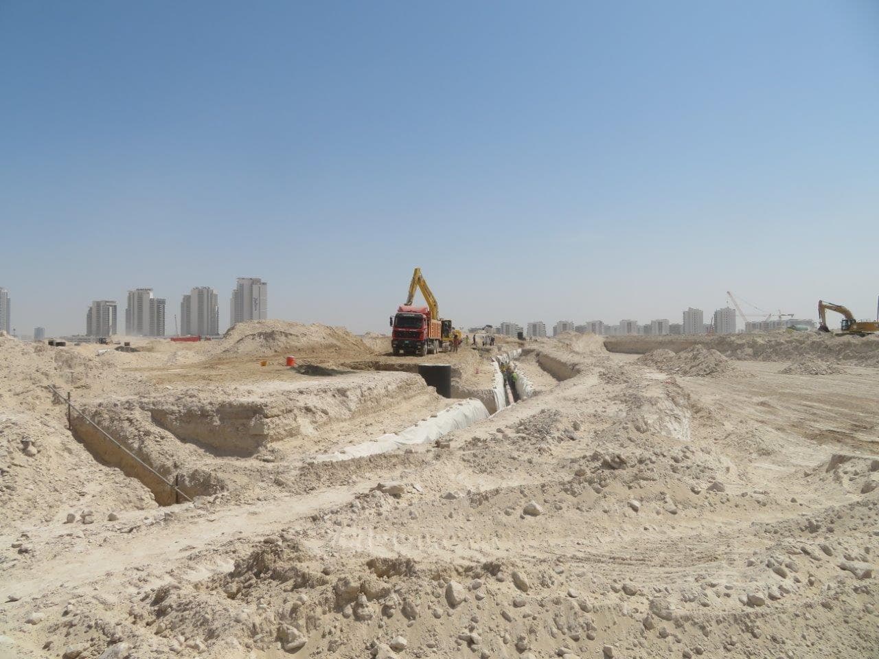 Venice Damac lagoons - Construction