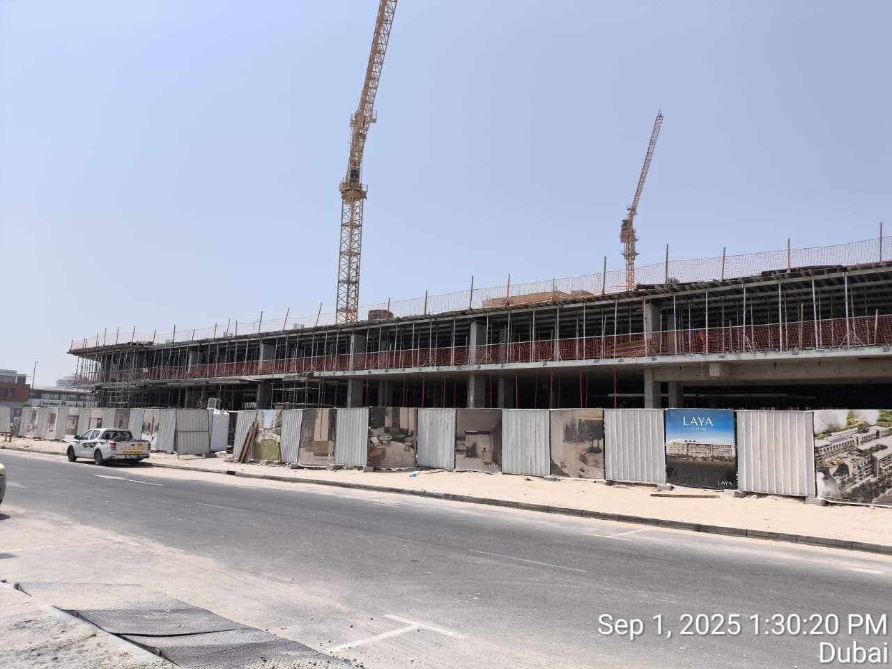 Laya Courtyard - Construction