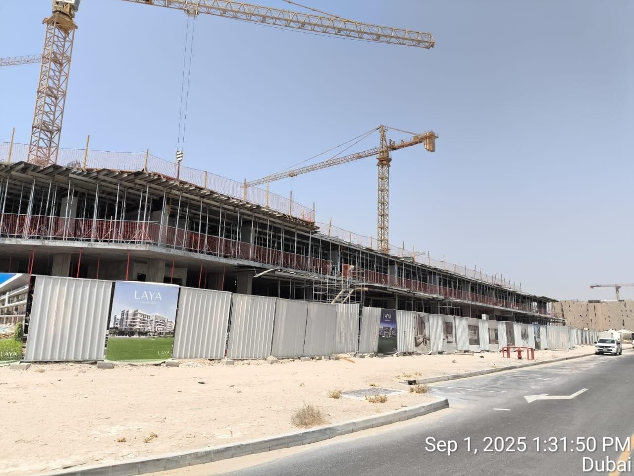 Laya Courtyard - Construction