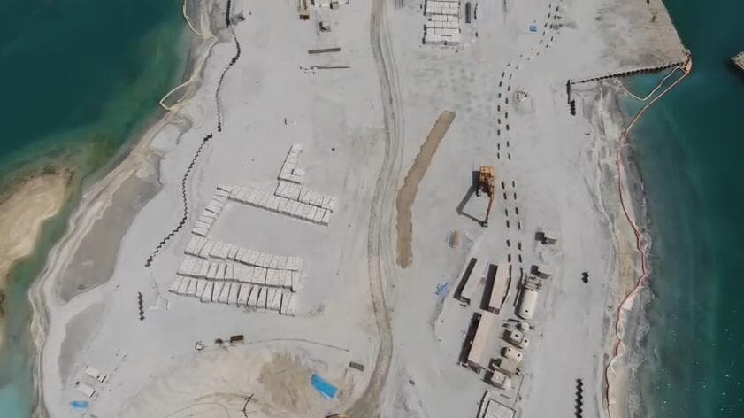 Amali Island - Construction