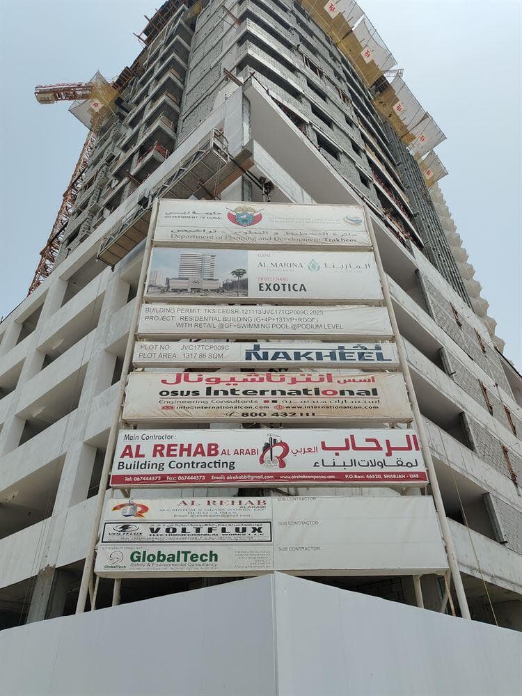 Exotica by Al Marina - Construction