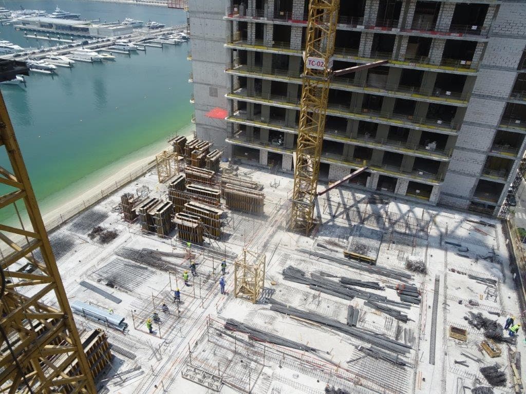 Palace Beach Residence - Construction