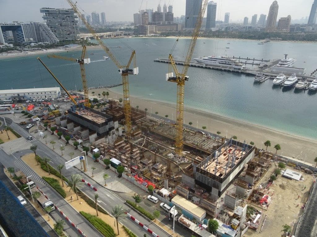 Palace Beach Residence - Construction
