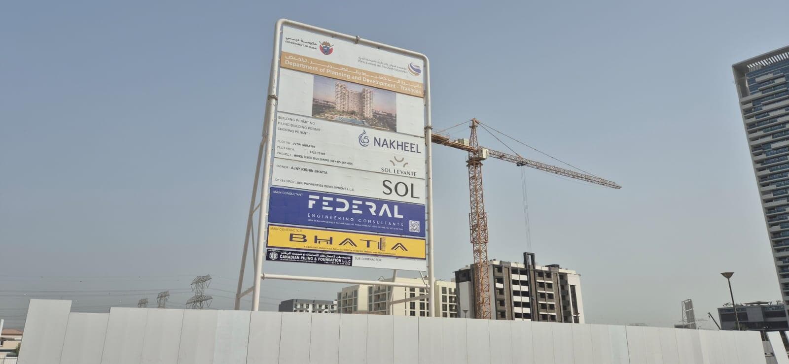 SOL Levante - Construction
