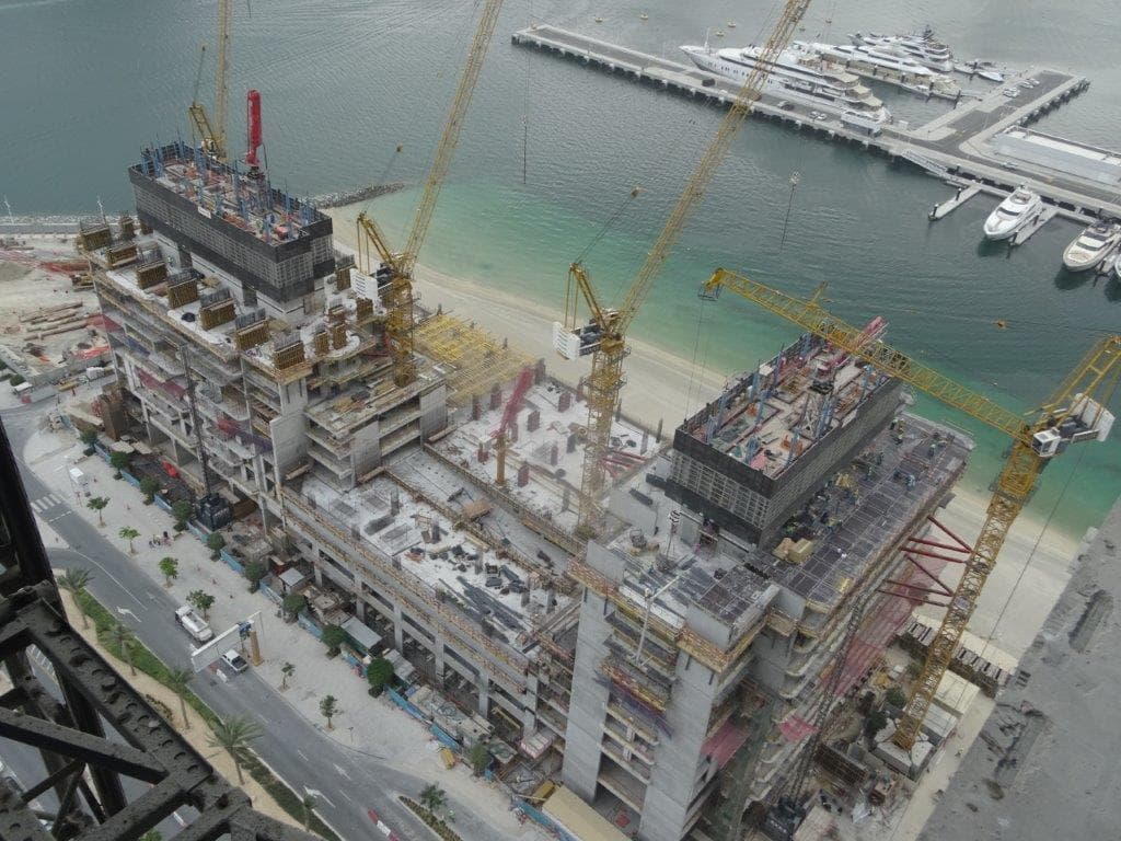 Palace Beach Residence - Construction