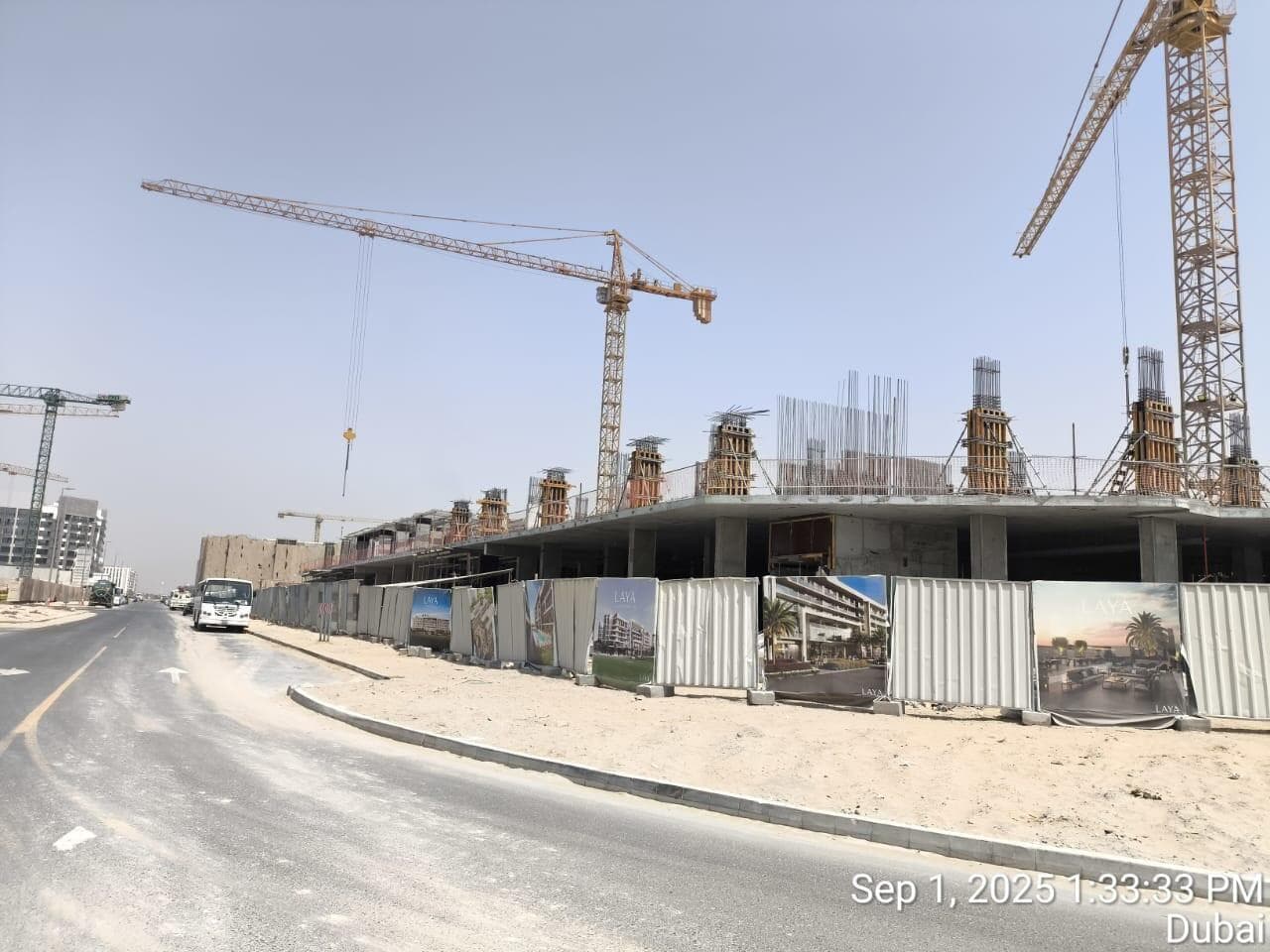 Laya Courtyard - Construction
