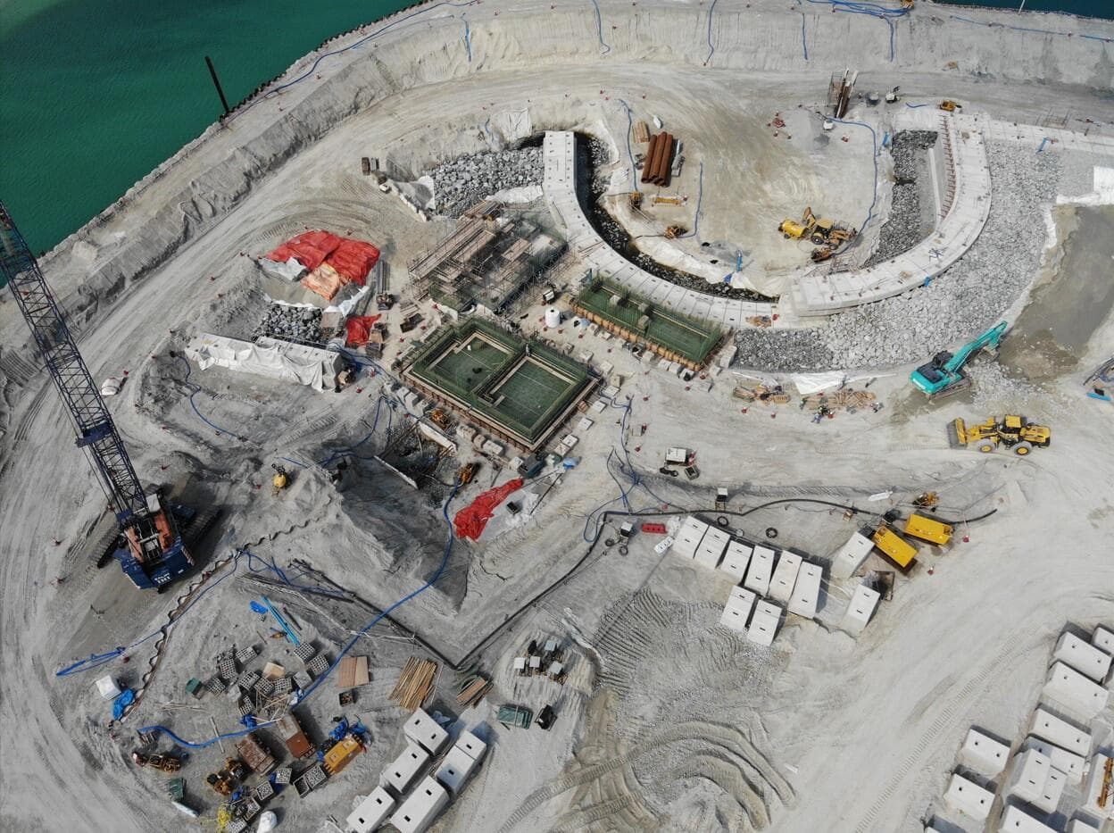 Amali Island - Construction