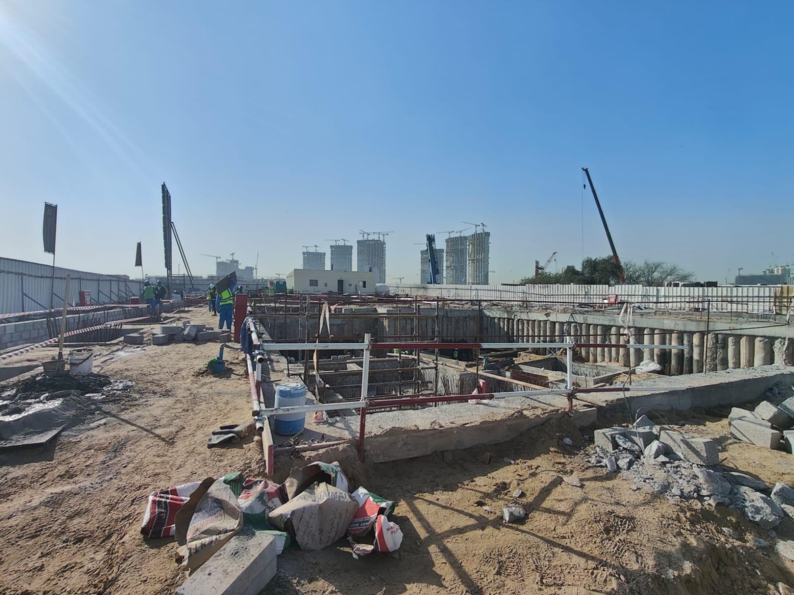 The Waterway - Construction