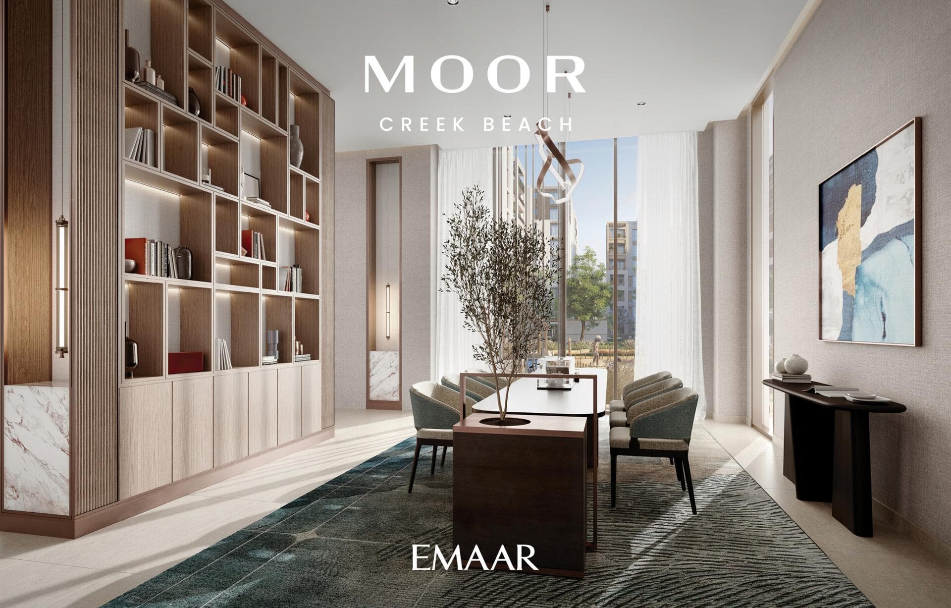 Moor at Creek Beach - Finishing