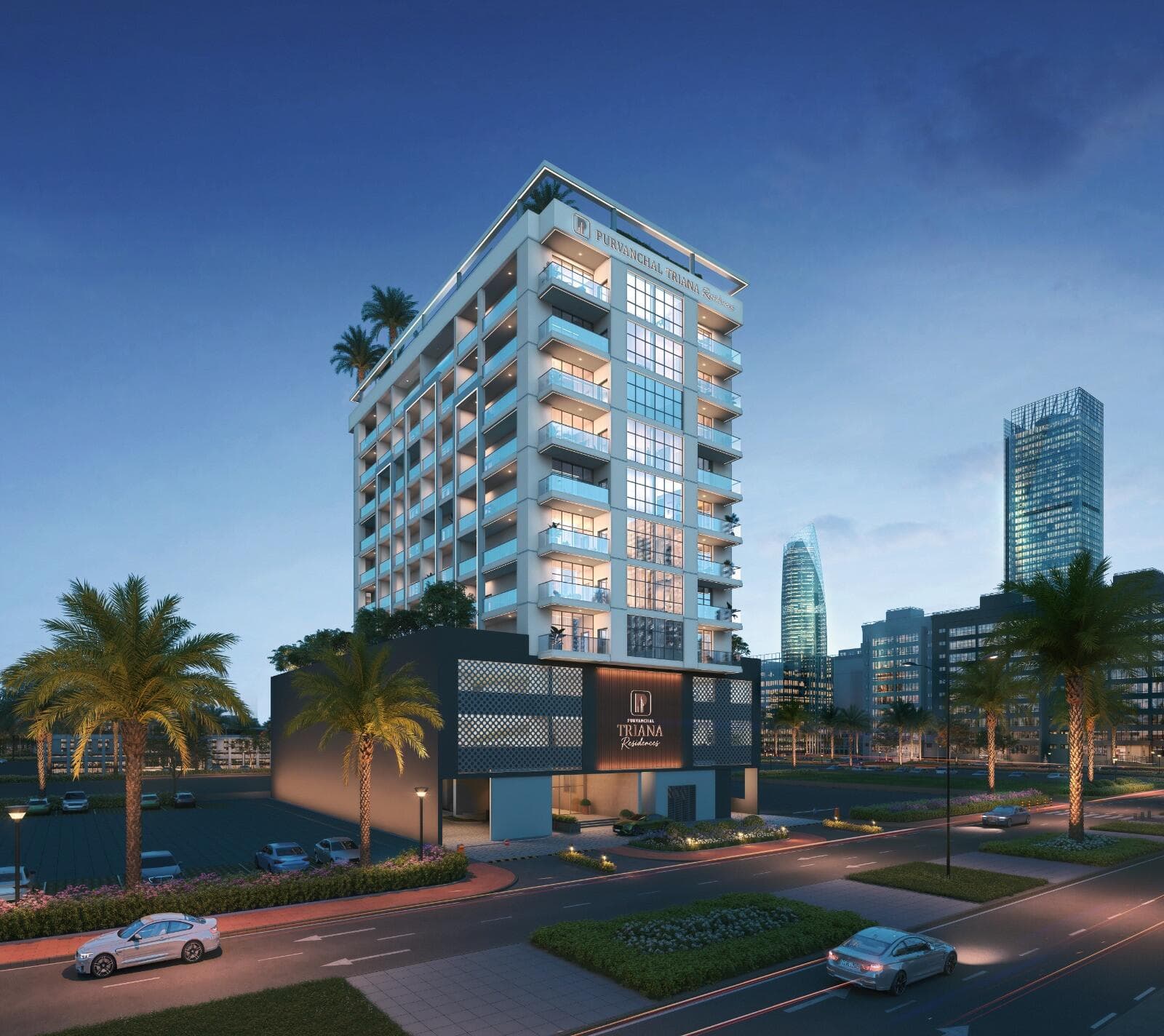 Purvanchal Triana Residence - Renders