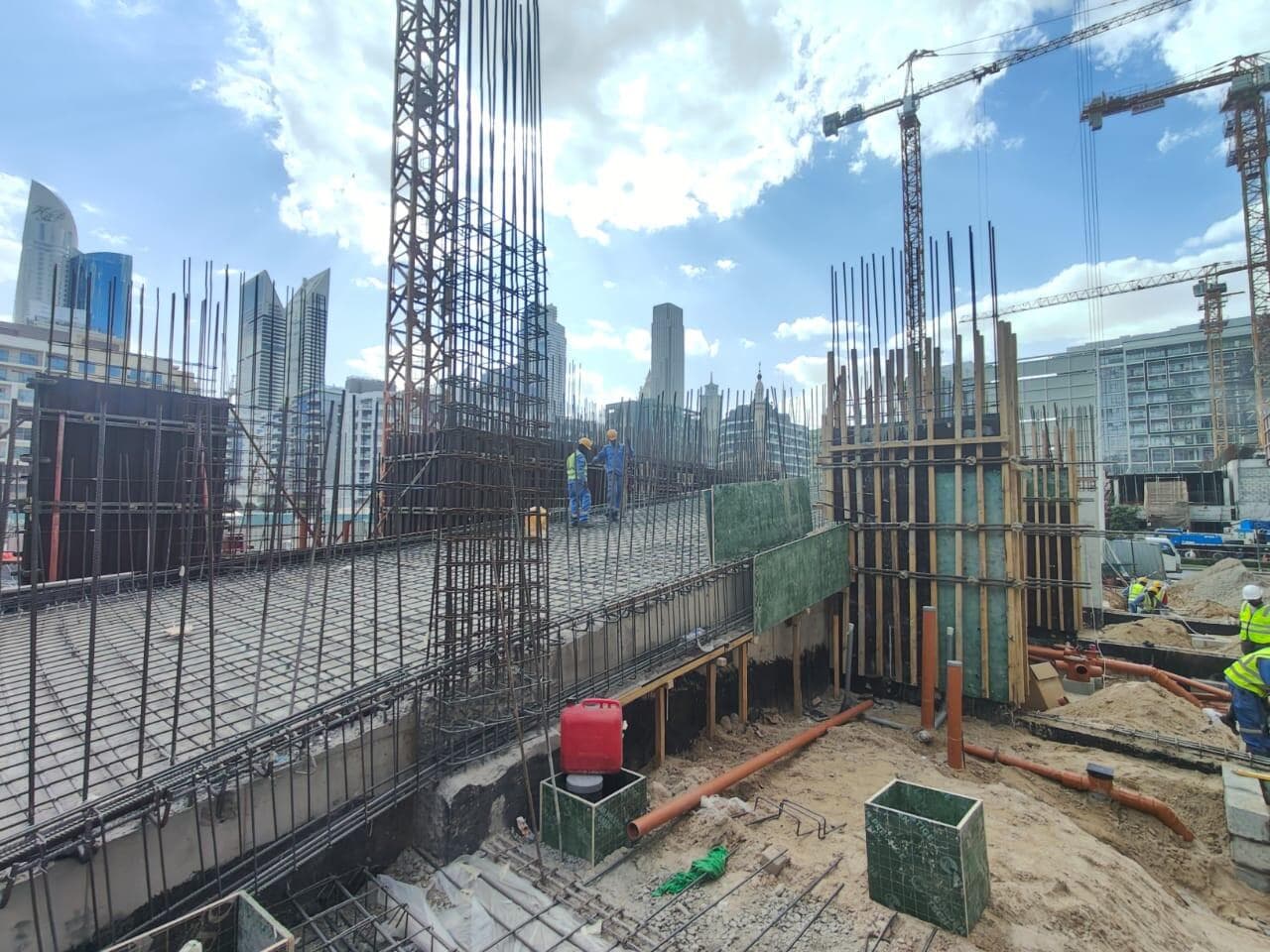 Purvanchal Triana Residence - Construction