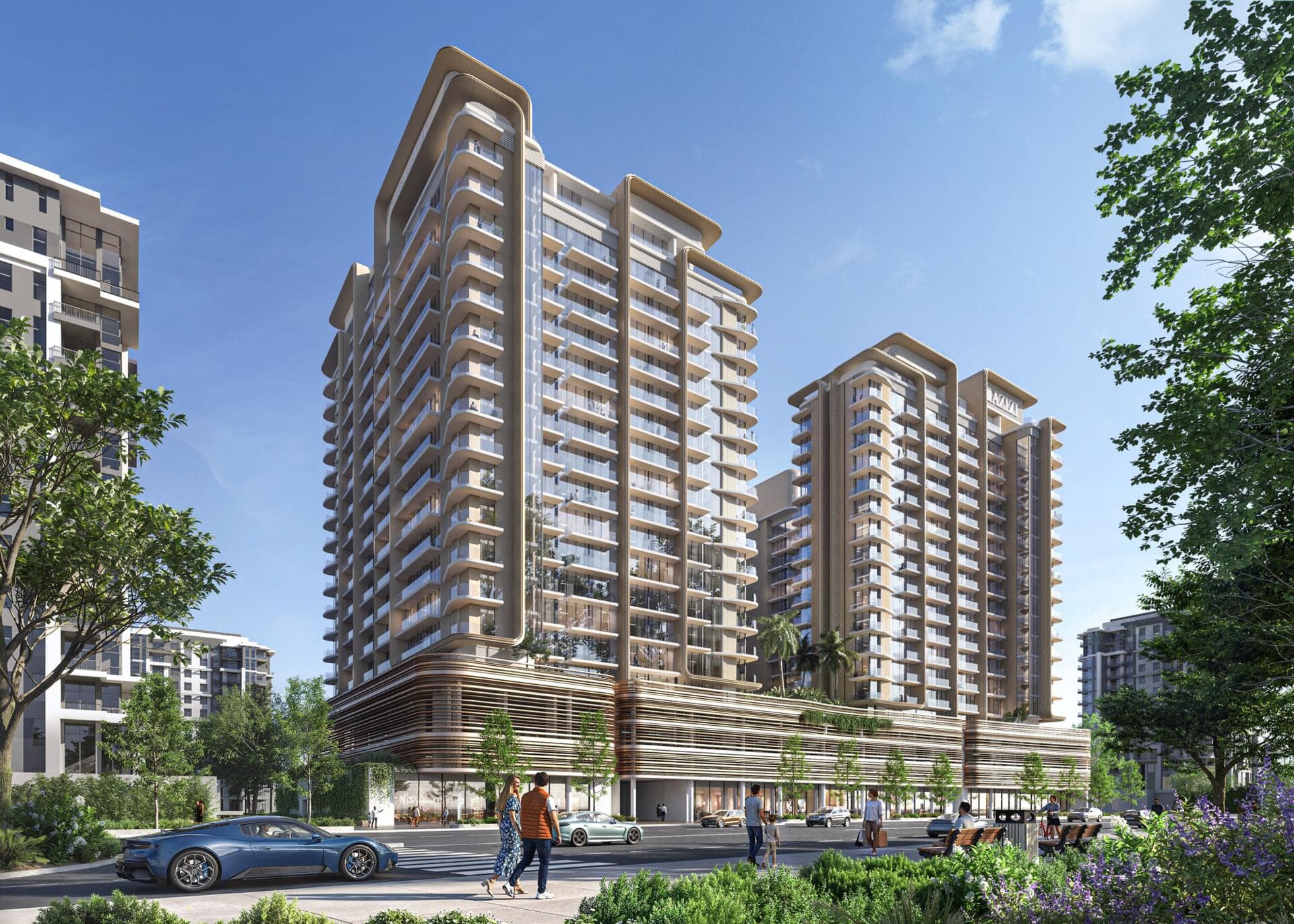 Jaddaf Beach Oasis - Renders