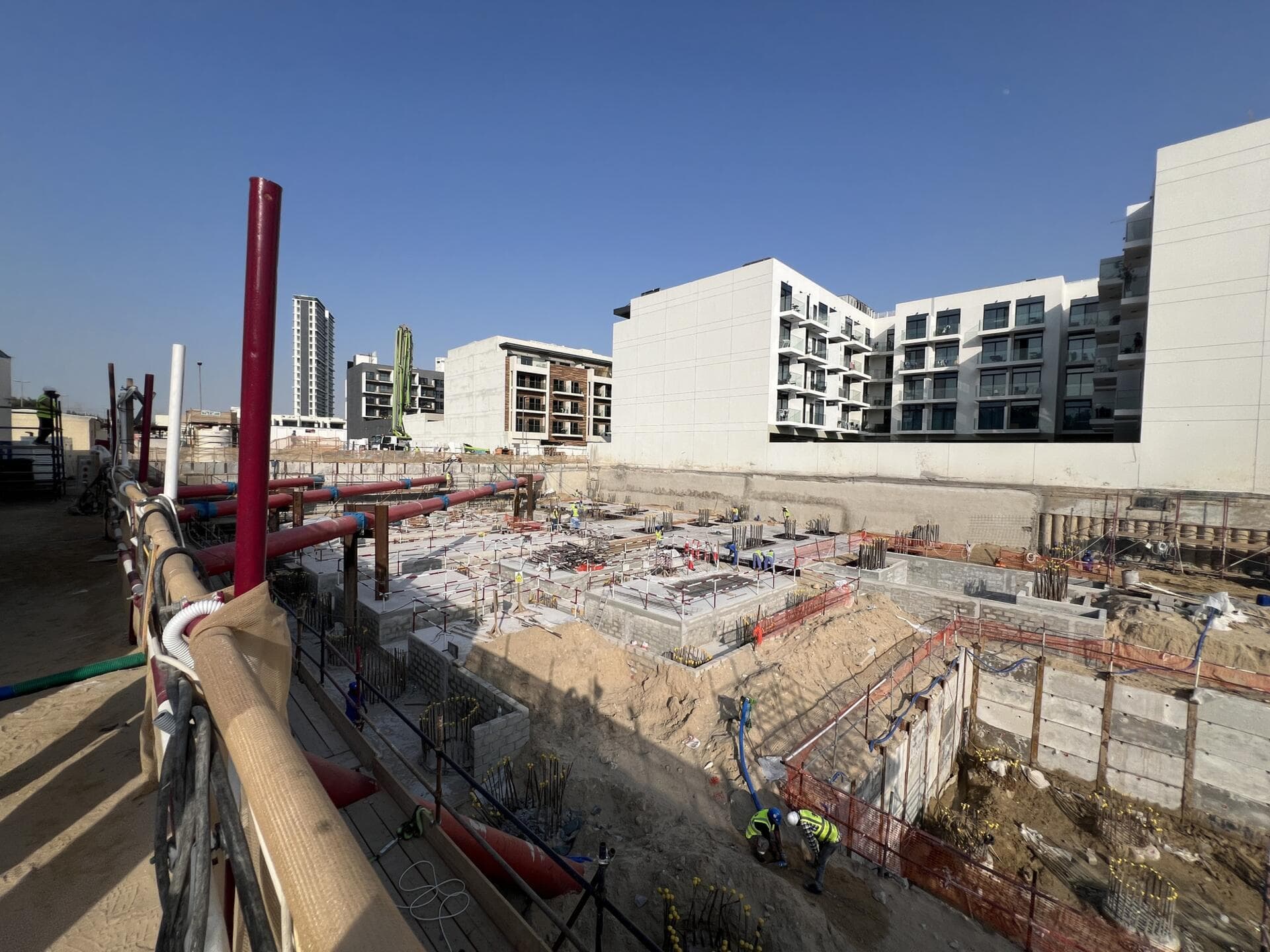 One Sky Park - Construction