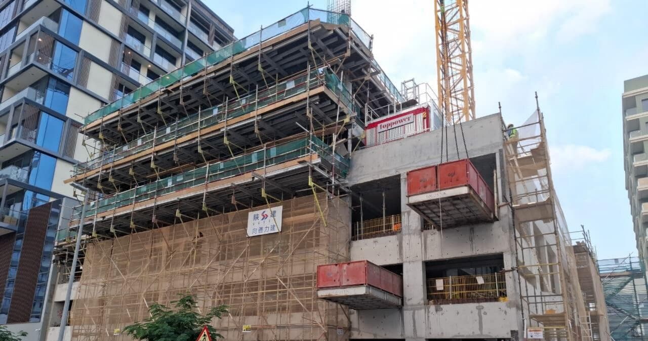Jardin Astral - Construction